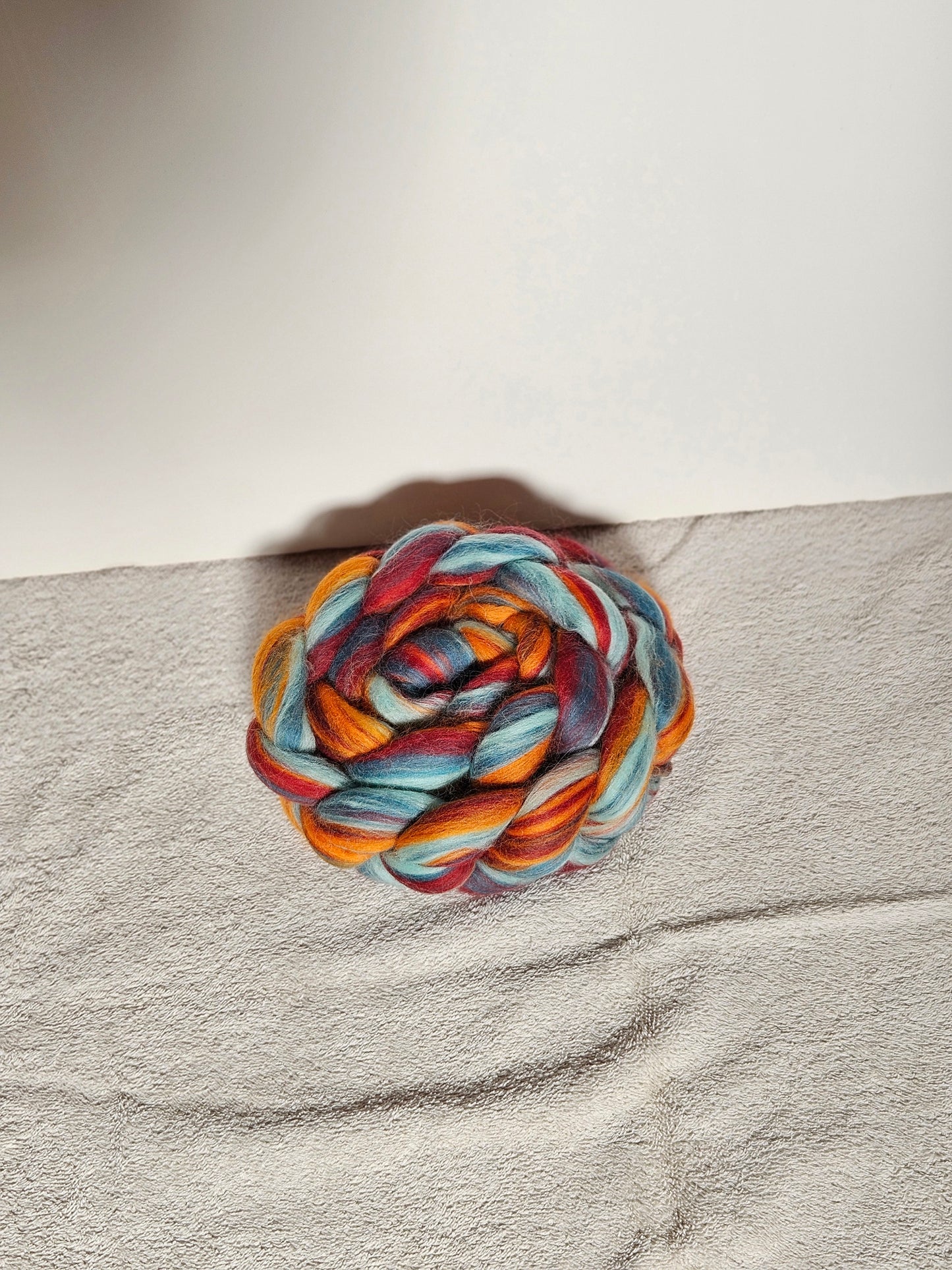 "ICE & FIRE" Merino Roving Combed Top 4 oz